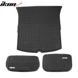 2020-2024 Tesla Model Y Black Trunk Mats Cargo Liner Injection TPE