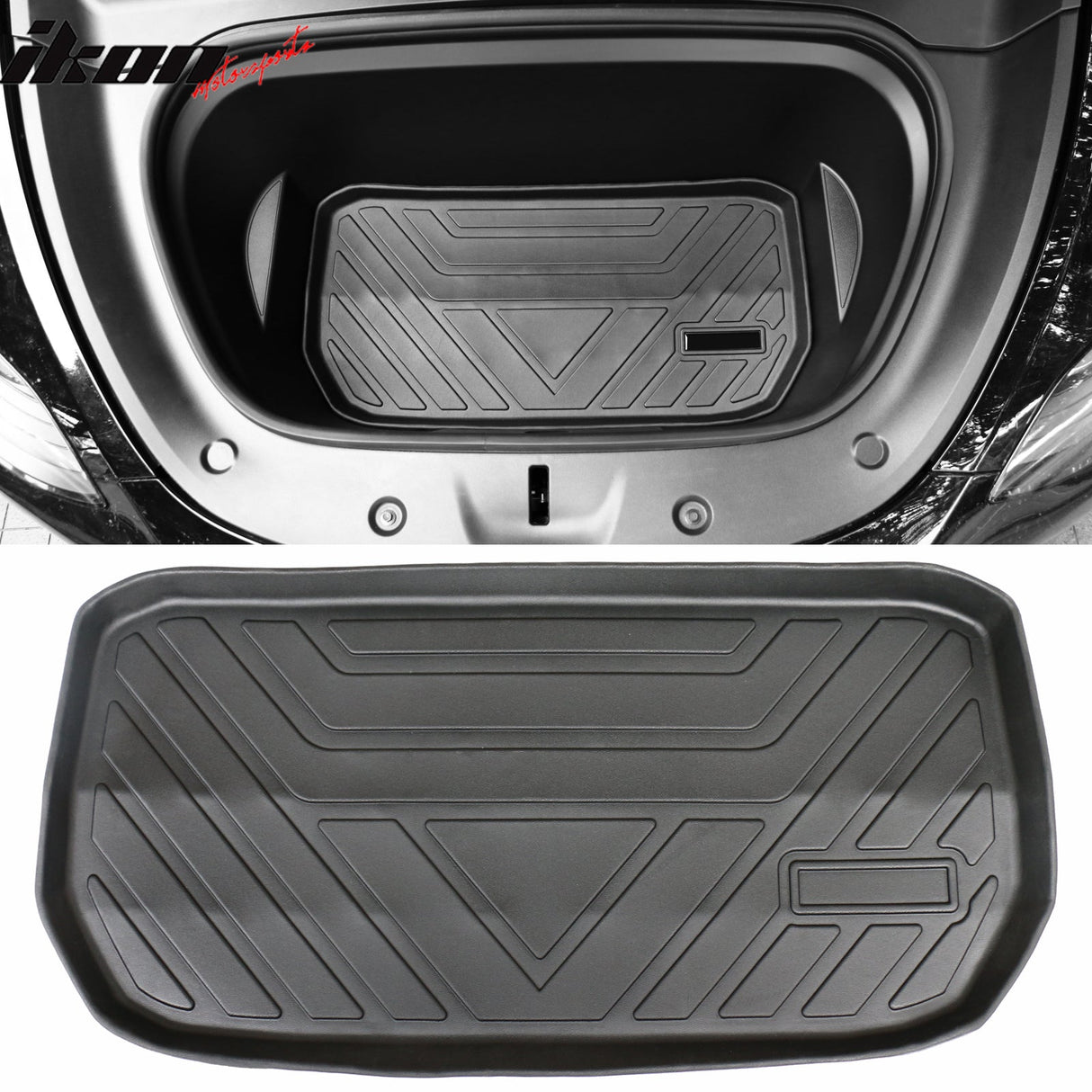 2020-2024 Tesla Model Y Black Trunk Mats Cargo Liner Injection TPE