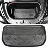 2020-2024 Tesla Model Y Black Trunk Mats Cargo Liner Injection TPE