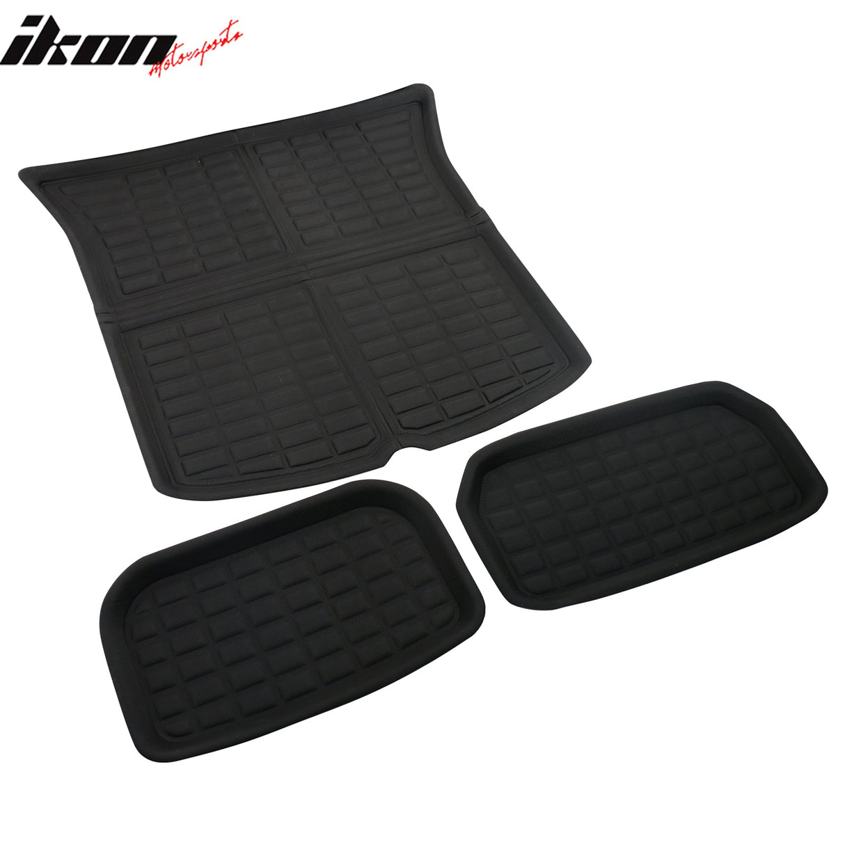 2020-2024 Tesla Model Y Black 3D Molded Trunk Mats Cargo Liner TPE