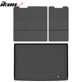 Rear Cargo Trunk Mat& Backrest Mats for Chevy Suburban GMC Yukon XL Cadillac Escalade ESV 2015-2020 TPE 3PCS