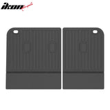 2027 Kia Telluride Behind 3rd Row Seating 3D TPE All Weather Heavy Duty Waterproof Anti-Slip Interior Cargo Liner Carpets Backrest + Rear Trunk Mats