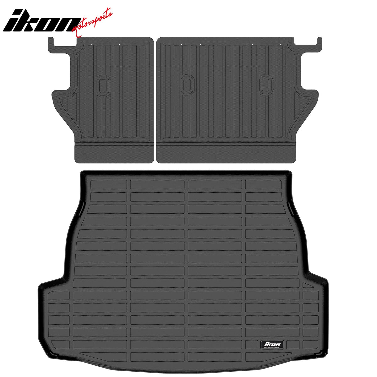 2026 Toyota RAV4 Hybrid 3D TPE All Weather Heavy Duty Waterproof Anti-Slip Interior Cargo Liner Carpets Backrest + Rear Trunk Mats 3PCS