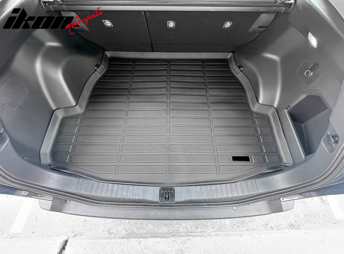2026 Toyota RAV4 Hybrid 3D TPE All Weather Heavy Duty Waterproof Anti-Slip Interior Cargo Liner Carpets Backrest + Rear Trunk Mats 3PCS