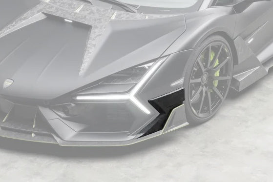 2024-UP Lamborghini Revuelto MSY Style Autoclave Carbon Fiber Front Bumper Side Splitter