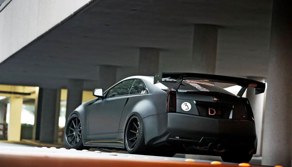 Cadillac CTS-V Coupe GTC500 Carbon Fiber Adjustable Wing 2011-2015