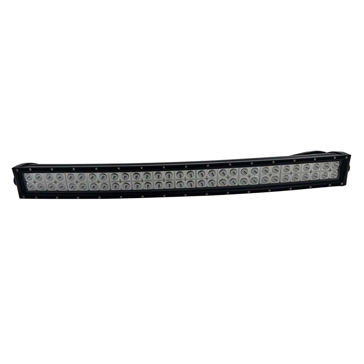 31" 180W 60 LED Light Bar 2 Rows 30 Degree Flood Universal Truck SUV