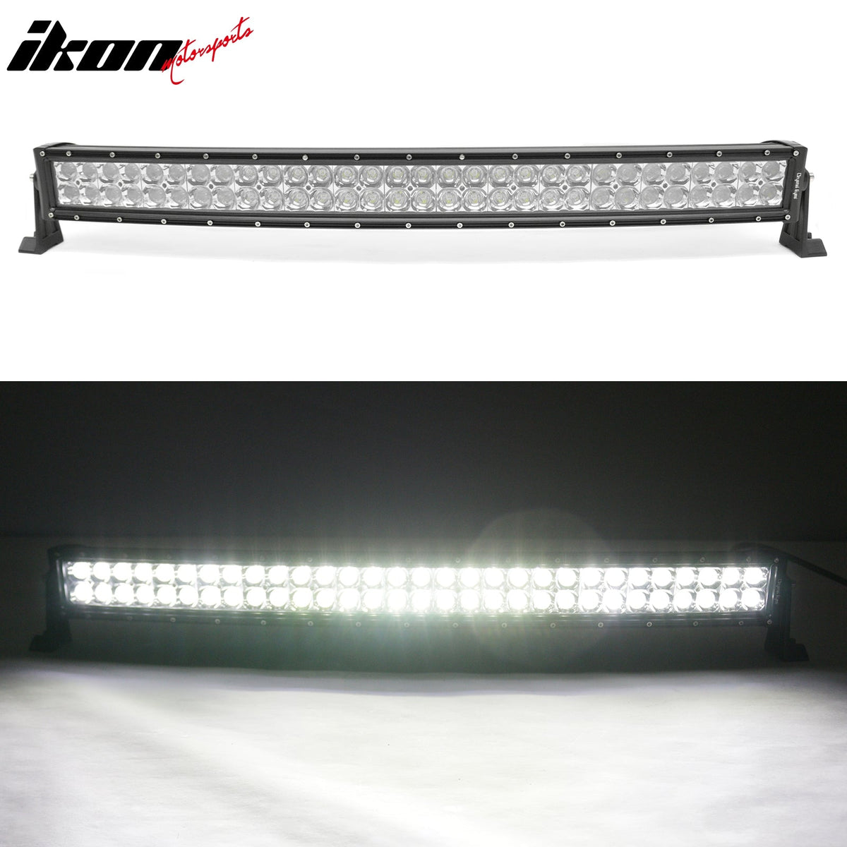 31" 180W LED Light Bar Spot Flood Combo Work Driving Off Road SUV ATV