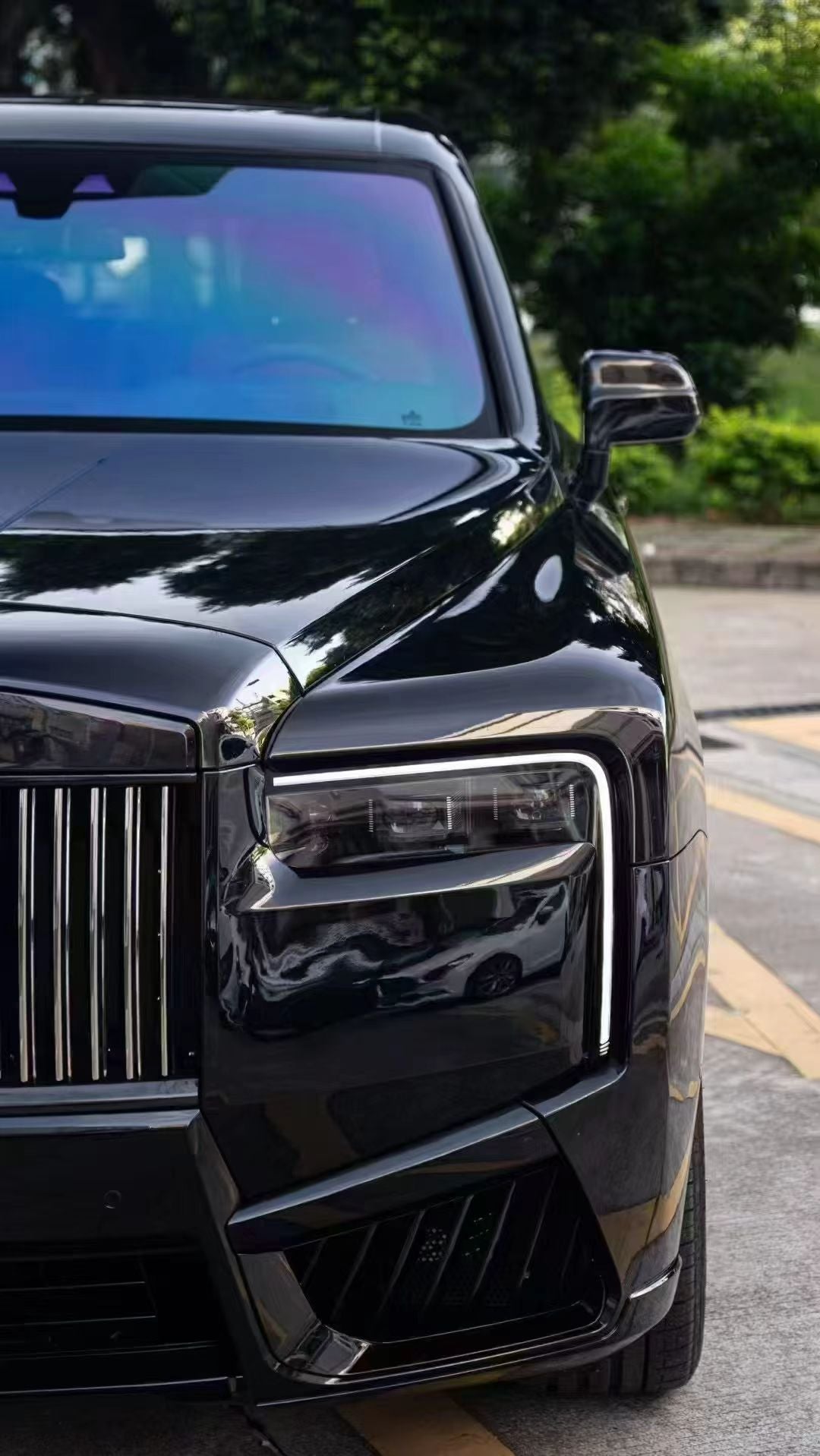 2019-2024 Rolls Royce Cullinan Convert 2025 Cullinan Facelift Full Body Kit With Headlights