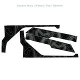 Topographic Upper Door Overlay Kit (Printed Series) - 2021+ Bronco 4 Door