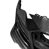 2018-2023 Ford Mustang GT500/Mach1 Combo Double Sided Full Carbon Fiber Track Package Front Bumper Conversion