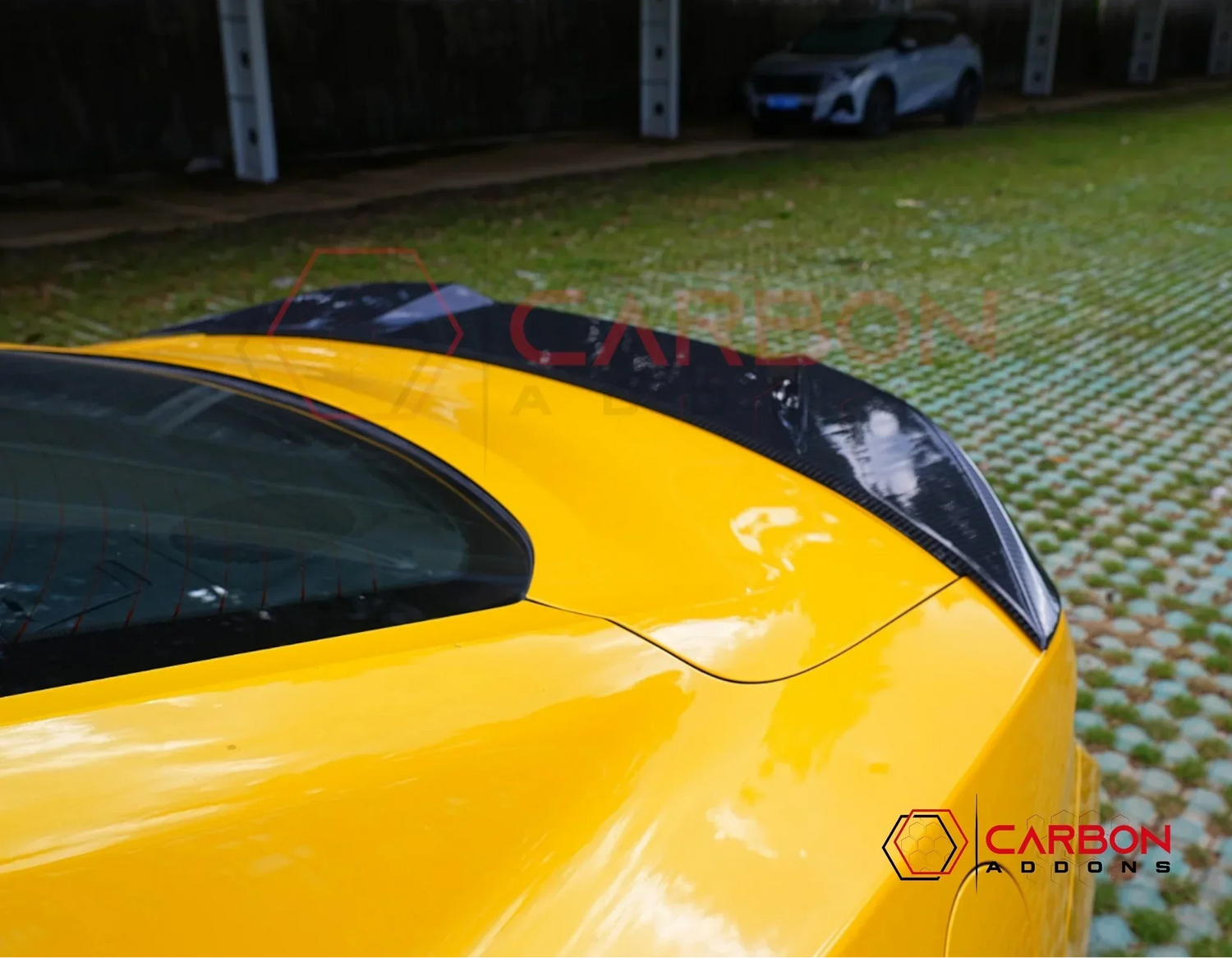 Low-Profile Carbon Fiber Ducktail Spoiler for 2024+ Ford Mustang GT & EcoBoost