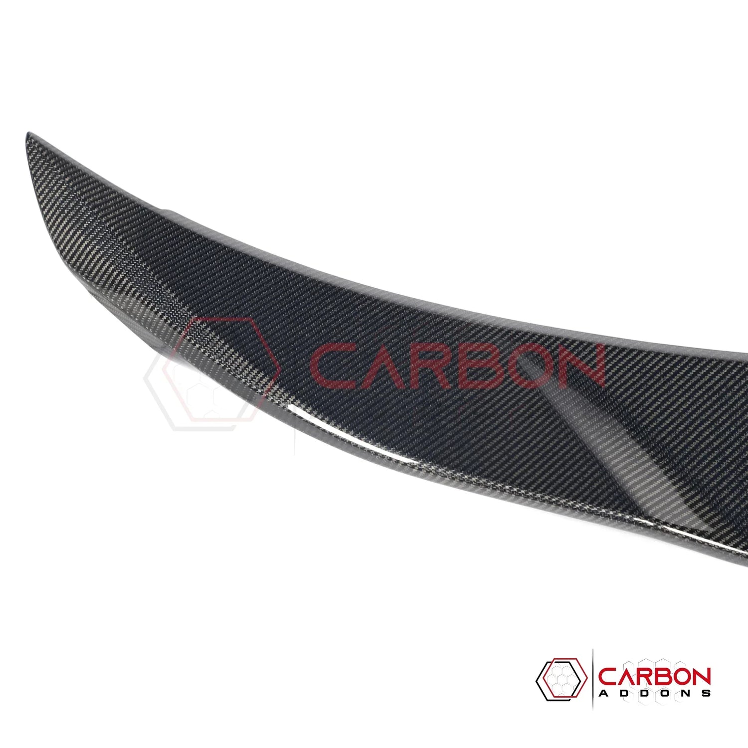 Low-Profile Carbon Fiber Ducktail Spoiler for 2024+ Ford Mustang GT & EcoBoost