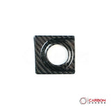 Carbon Fiber Start Stop Button Surround Cover for 2021–2025 Ford F-150 & 2021–2023 Ford F-250