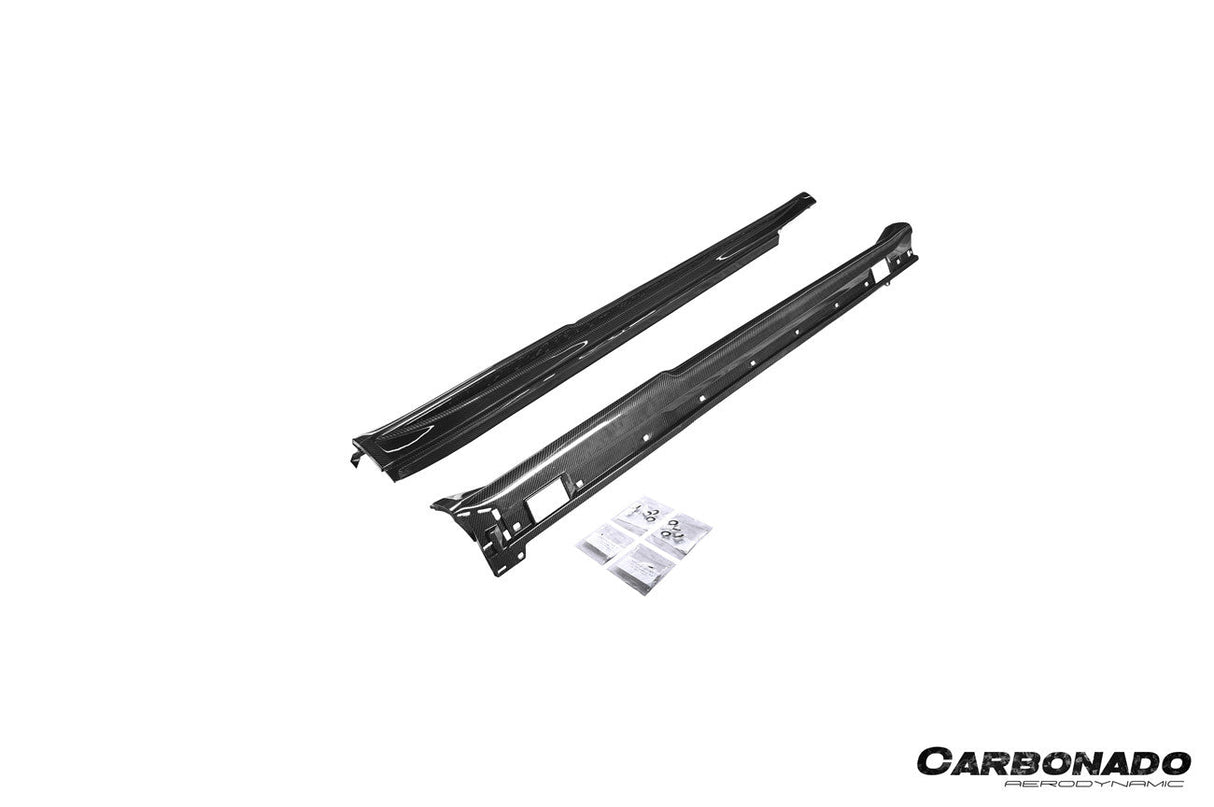 2010-2016 Porsche Panamera 970 SD Style Dry Carbon Fiber Side Skirts