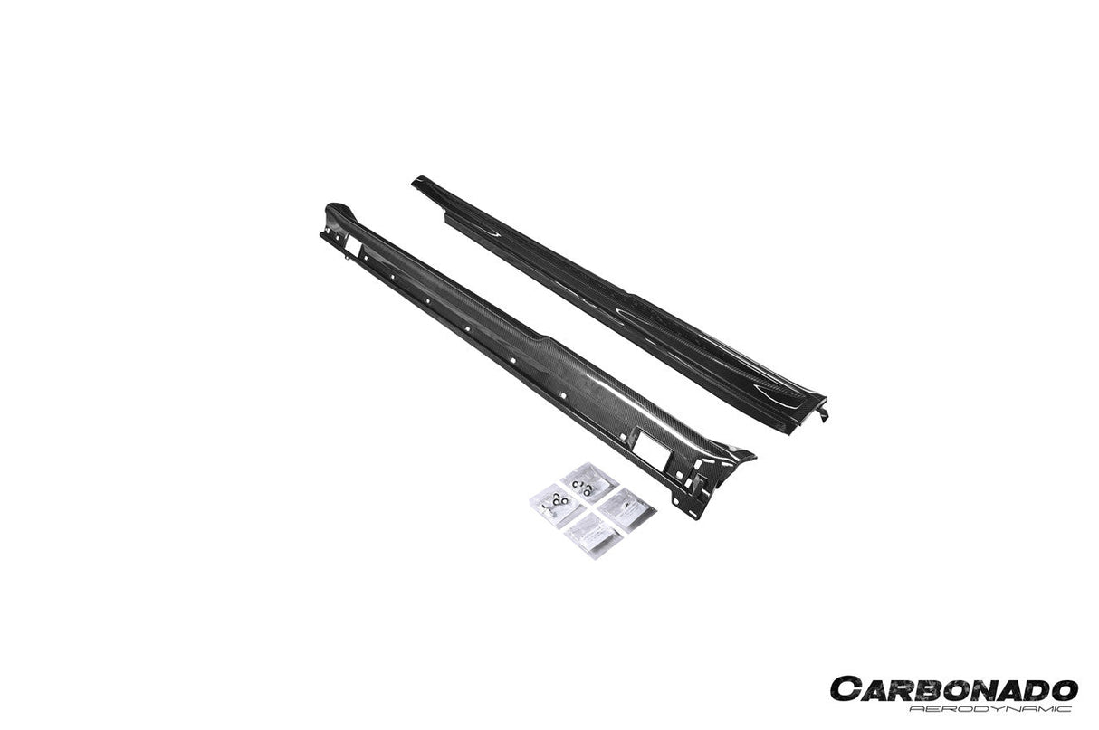 2010-2016 Porsche Panamera 970 SD Style Dry Carbon Fiber Side Skirts