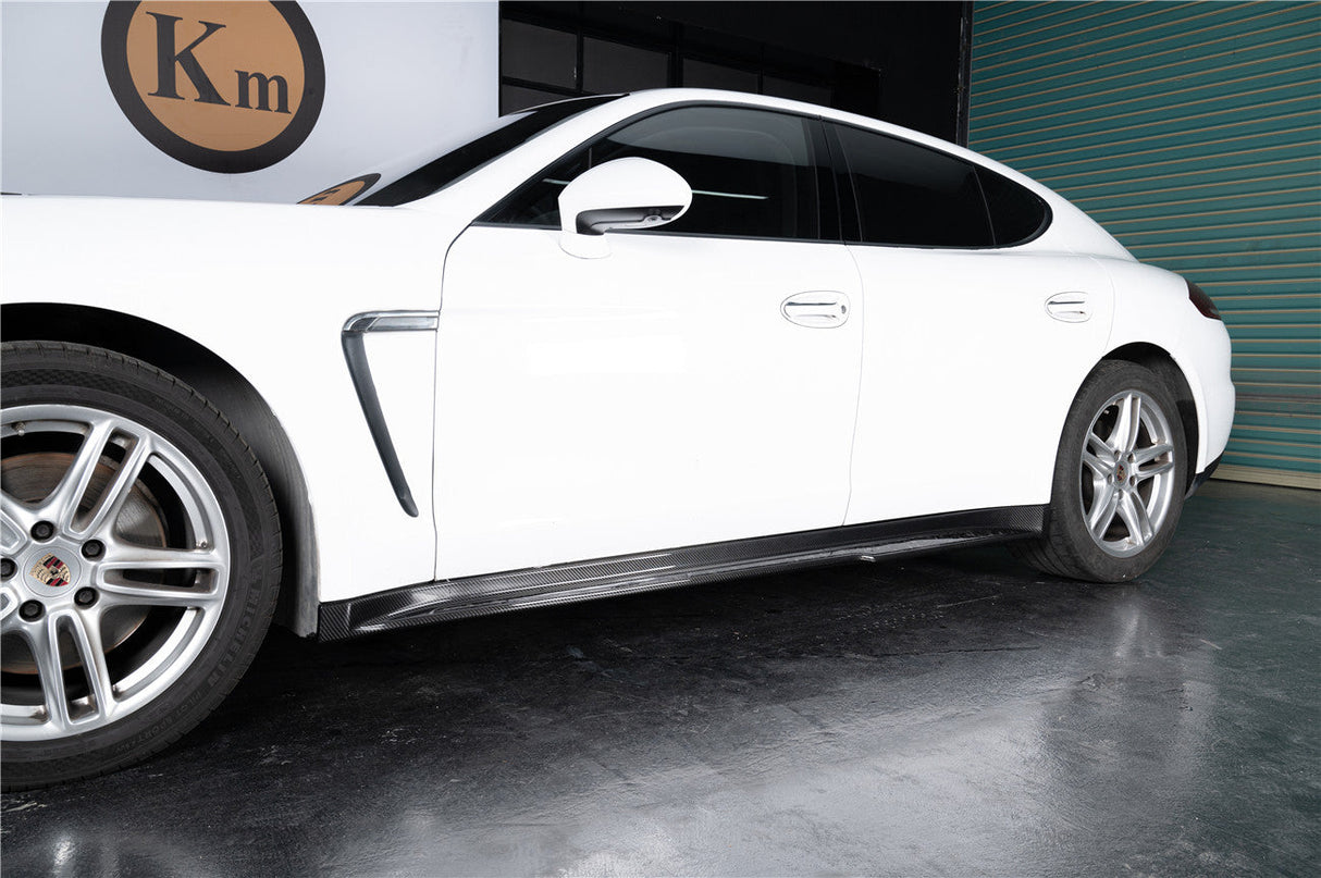 2010-2016 Porsche Panamera 970 SD Style Dry Carbon Fiber Side Skirts