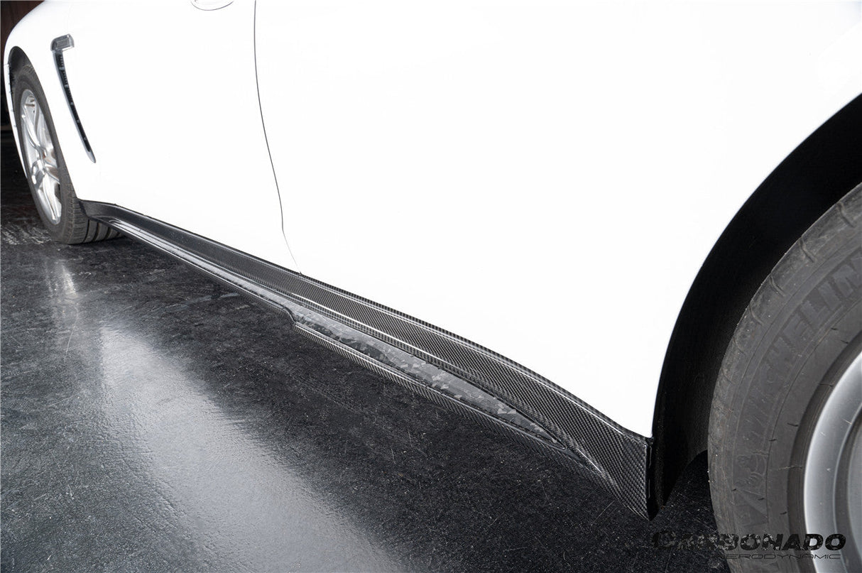 2010-2016 Porsche Panamera 970 SD Style Dry Carbon Fiber Side Skirts