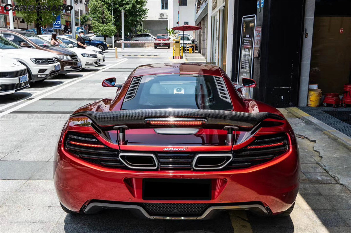 2011-2017 McLaren 650S  MP4 12C VRS Style Carbon Fiber Trunk Spoiler