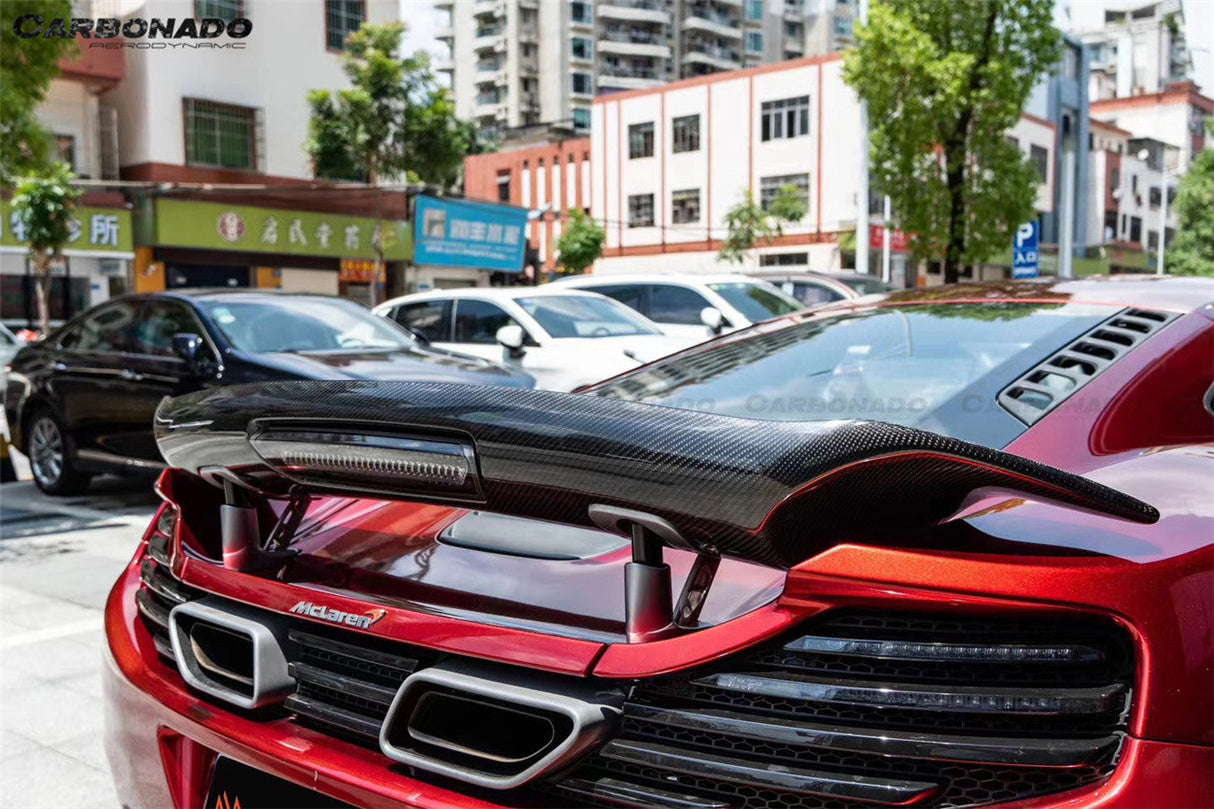 2011-2017 McLaren 650S  MP4 12C VRS Style Carbon Fiber Trunk Spoiler