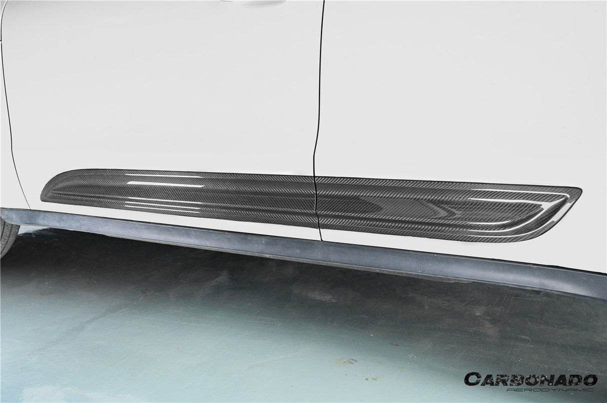 2014-2026 Porsche Macan 95B GTS Style Autoclave Carbon Fiber Door Trims | Fits T, S, Turbo, GTS