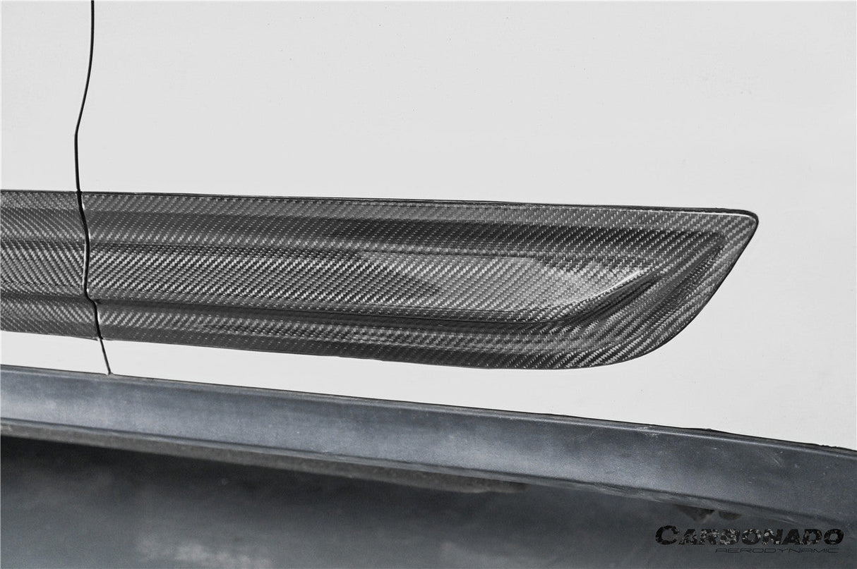 2014-2026 Porsche Macan 95B GTS Style Autoclave Carbon Fiber Door Trims | Fits T, S, Turbo, GTS