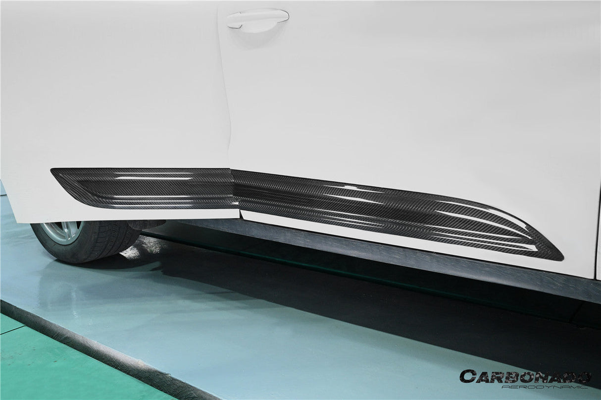 2014-2026 Porsche Macan 95B GTS Style Autoclave Carbon Fiber Door Trims | Fits T, S, Turbo, GTS
