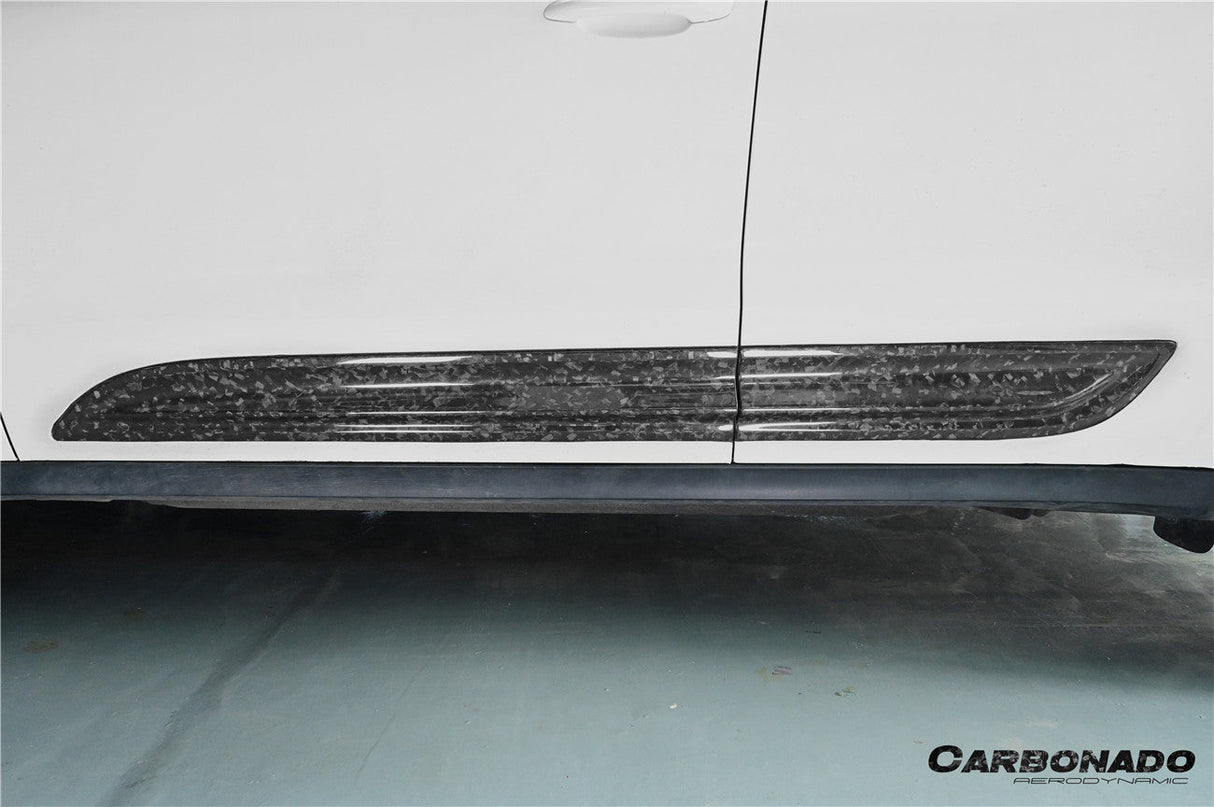 2014-2026 Porsche Macan 95B GTS Style Autoclave Carbon Fiber Door Trims | Fits T, S, Turbo, GTS