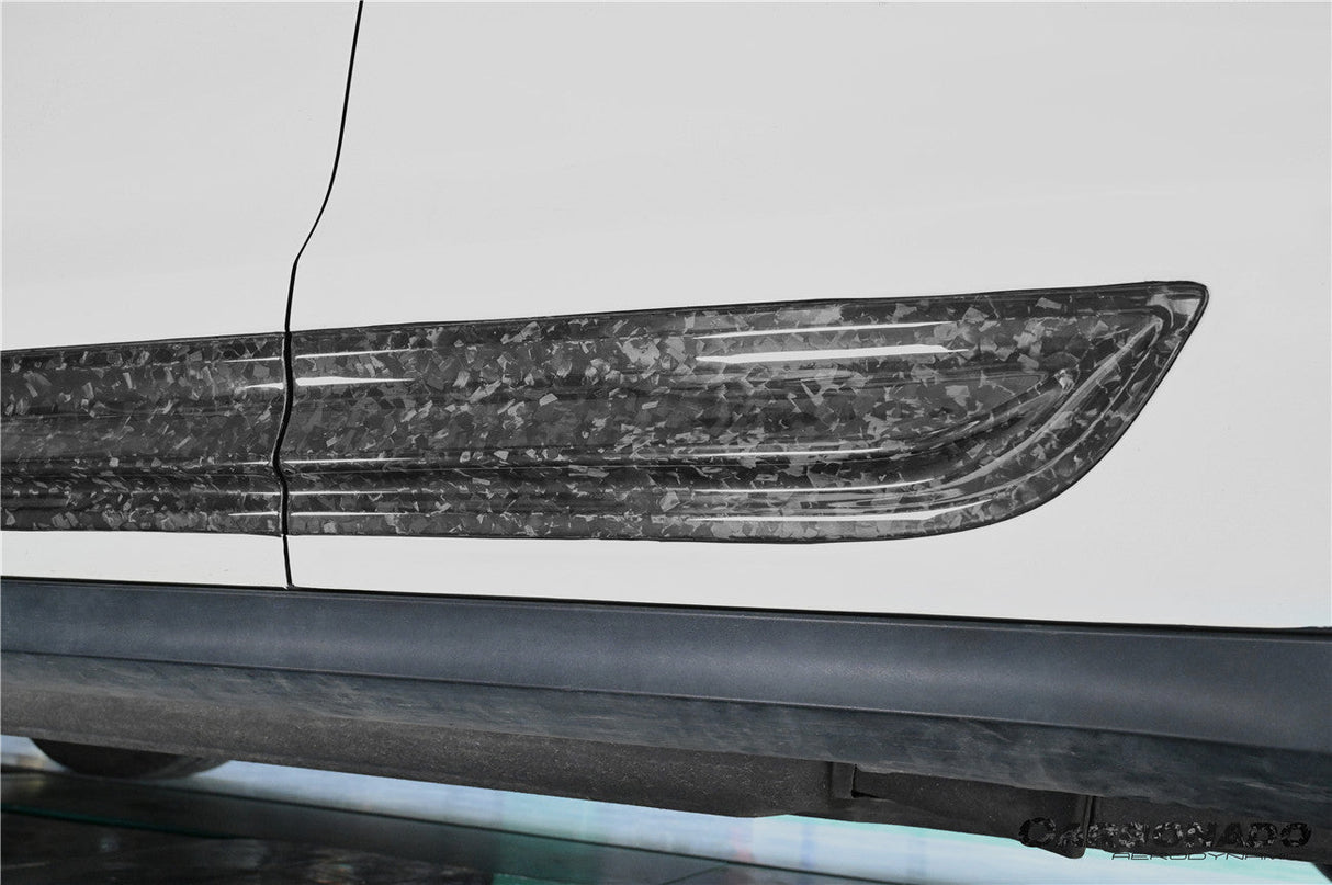 2014-2026 Porsche Macan 95B GTS Style Autoclave Carbon Fiber Door Trims | Fits T, S, Turbo, GTS