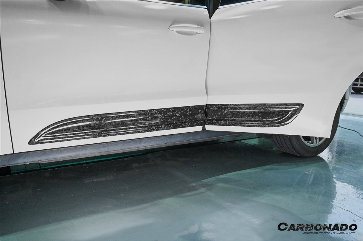 2014-2026 Porsche Macan 95B GTS Style Autoclave Carbon Fiber Door Trims | Fits T, S, Turbo, GTS