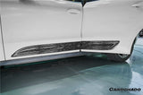 2014-2026 Porsche Macan 95B GTS Style Autoclave Carbon Fiber Door Trims | Fits T, S, Turbo, GTS