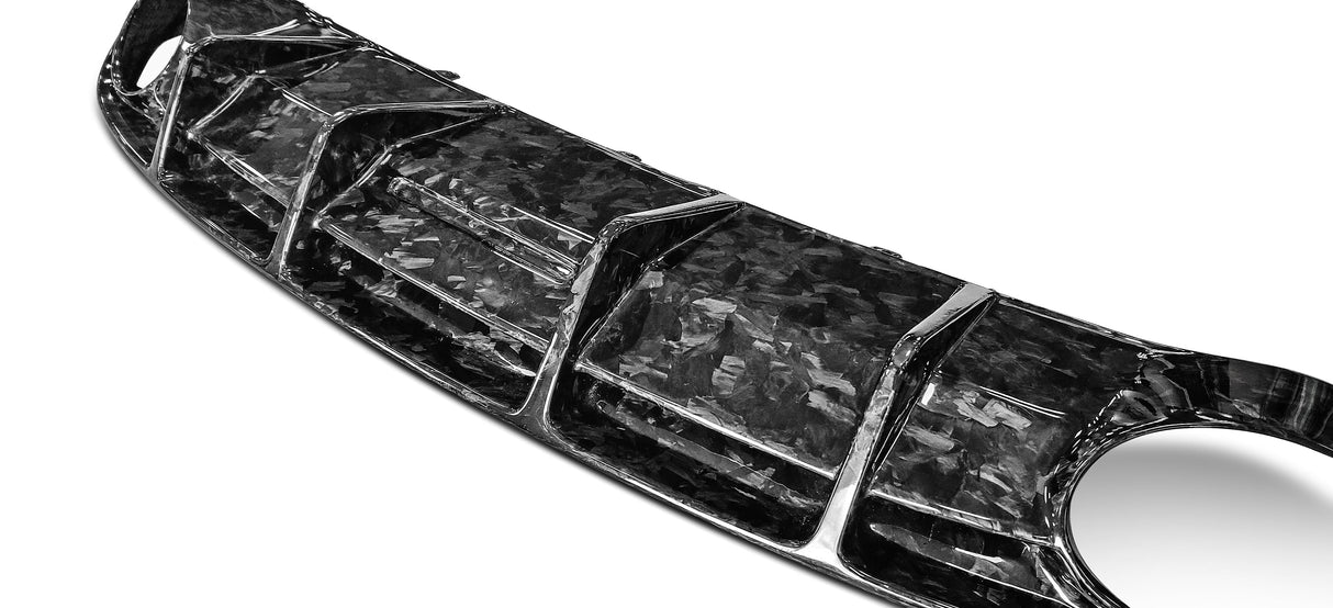 2016-2019 Audi RS7 MAN Style Dry Carbon Fiber Rear Diffuser