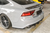 2016-2019 Audi RS7 MAN Style Dry Carbon Fiber Rear Diffuser
