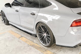 2016-2019 Audi RS7 MAN Style Dry Carbon Fiber Side Skirts