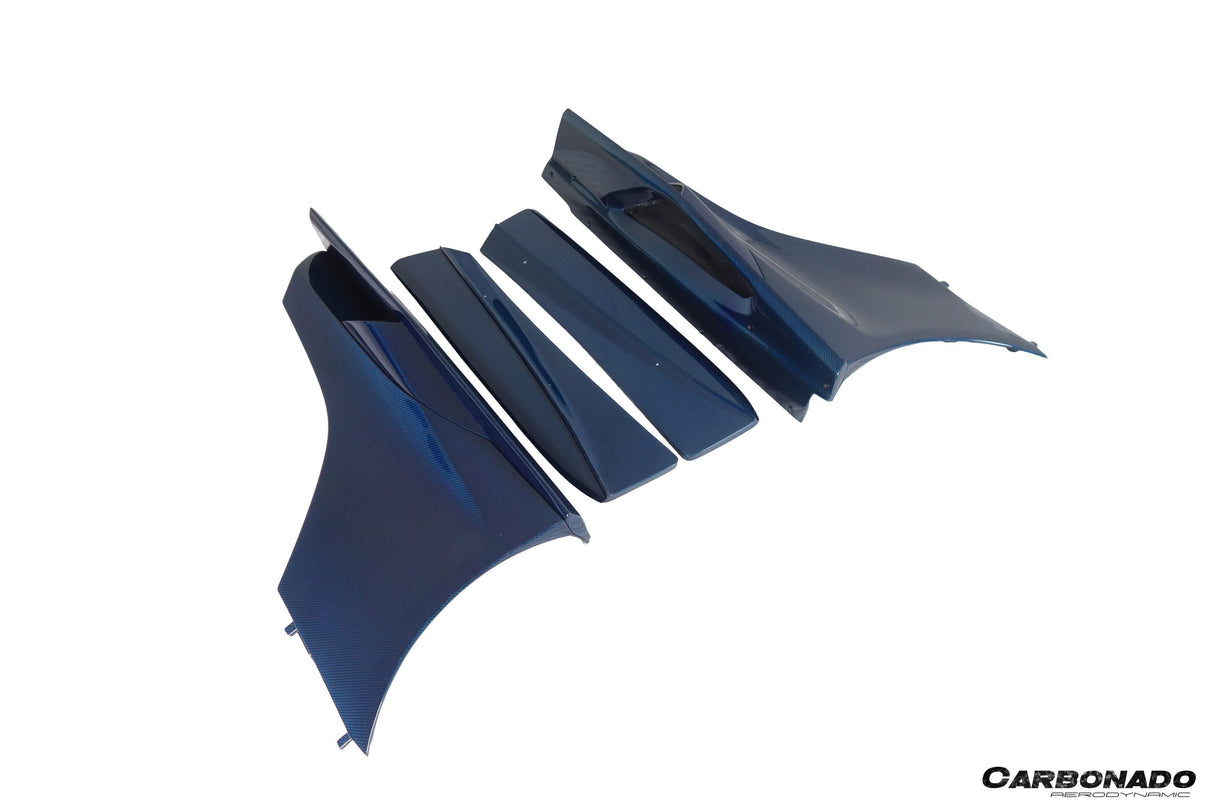 2011-2017 McLaren 650S & MP4 12C BKSS Style Carbon Fiber Side Skirts