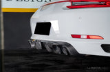 2017-2019 Porsche 911 991.2 Carrera KA Style Dry Carbon Fiber Rear Lip Diffuser