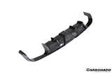 2017-2019 Porsche 911 991.2 Carrera KA Style Dry Carbon Fiber Rear Lip Diffuser