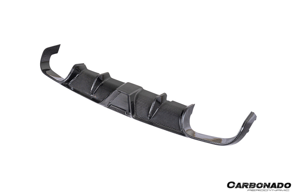 2017-2019 Porsche 911 991.2 Carrera KA Style Dry Carbon Fiber Rear Lip Diffuser
