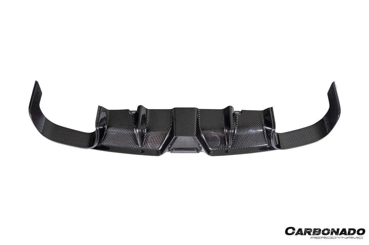 2017-2019 Porsche 911 991.2 Carrera KA Style Dry Carbon Fiber Rear Lip Diffuser