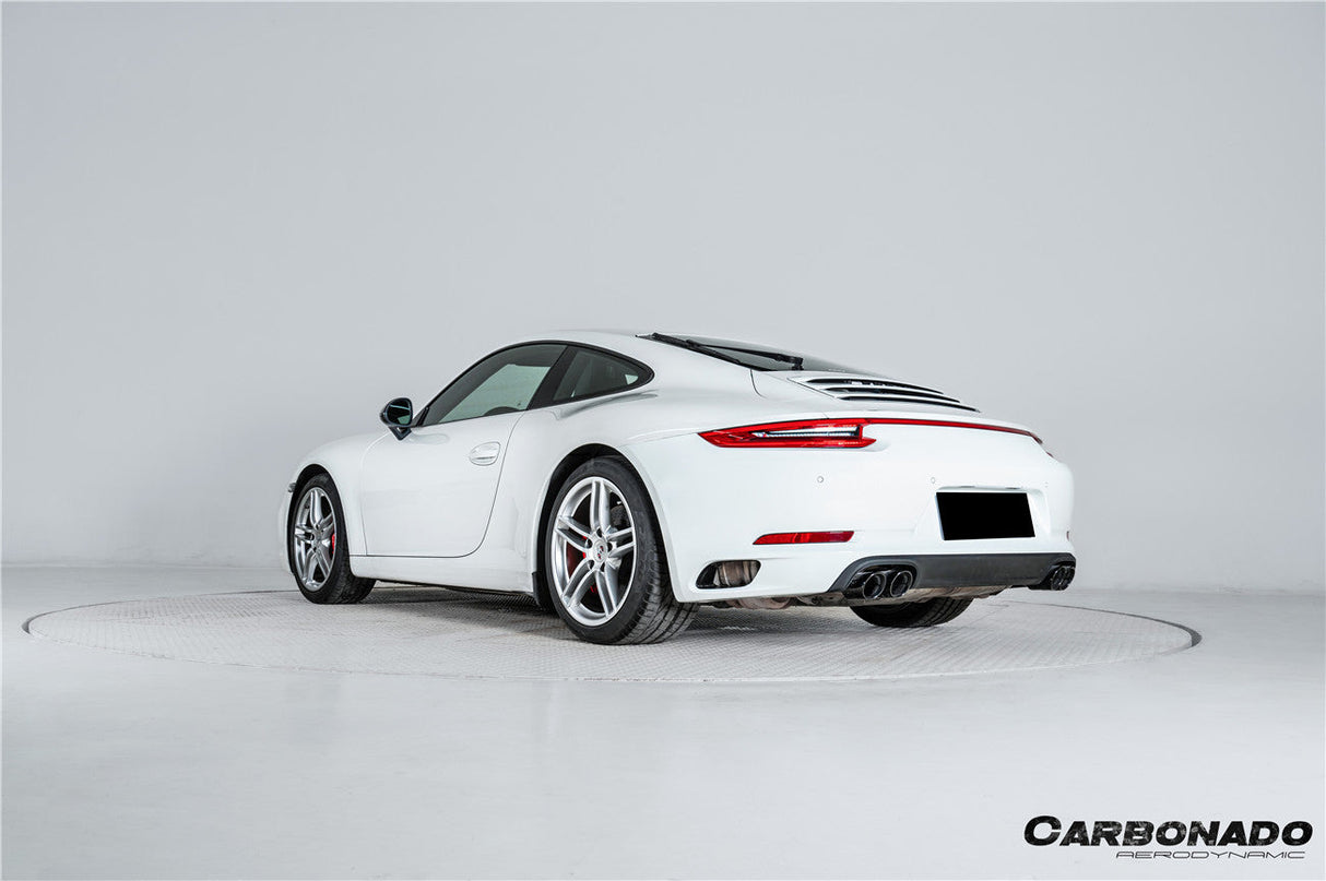 2017-2019 Porsche 911 991.2 Carrera OEM Style Dry Carbon Fiber Rear Bumper Vent Trims