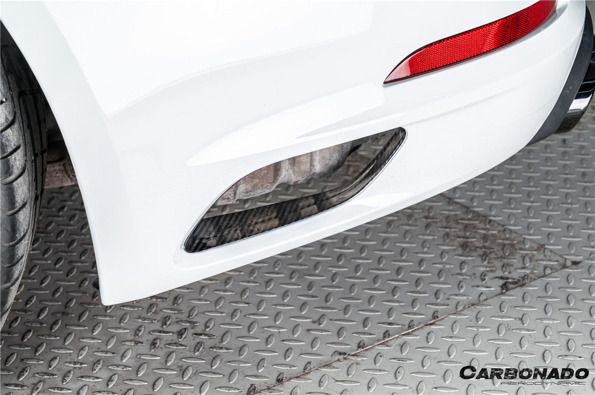 2017-2019 Porsche 911 991.2 Carrera OEM Style Dry Carbon Fiber Rear Bumper Vent Trims