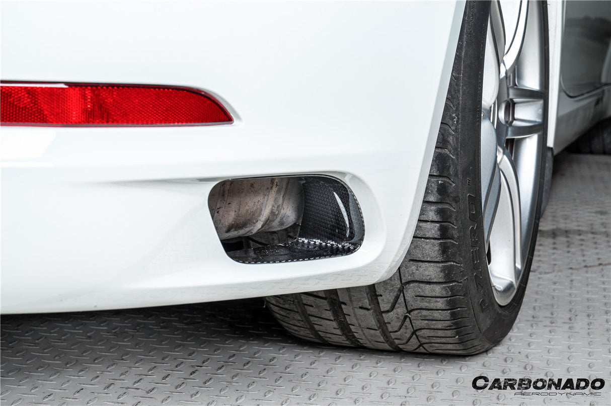2017-2019 Porsche 911 991.2 Carrera OEM Style Dry Carbon Fiber Rear Bumper Vent Trims