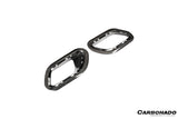 2017-2019 Porsche 911 991.2 Carrera OEM Style Dry Carbon Fiber Rear Bumper Vent Trims