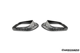 2017-2019 Porsche 911 991.2 Carrera OEM Style Dry Carbon Fiber Rear Bumper Vent Trims