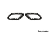 2017-2019 Porsche 911 991.2 Carrera OEM Style Dry Carbon Fiber Rear Bumper Vent Trims