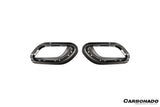 2017-2019 Porsche 911 991.2 Carrera OEM Style Dry Carbon Fiber Rear Bumper Vent Trims