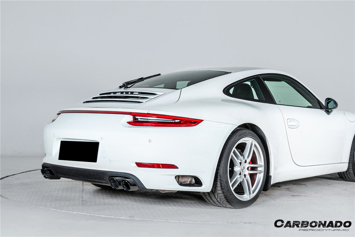 2017-2019 Porsche 911 991.2 Carrera OEM Style Dry Carbon Fiber Rear Bumper Vent Trims