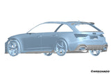 2019-2024 Audi RS6 C8 AD Style Dry Carbon Fiber Roof Spoiler