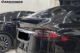 2016-2025 Tesla Model X SUV BS Style Carbon Fiber Trunk Spoiler