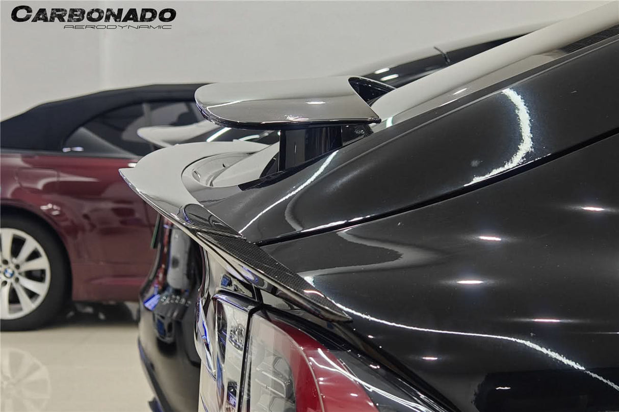 2016-2025 Tesla Model X SUV BS Style Carbon Fiber Trunk Spoiler